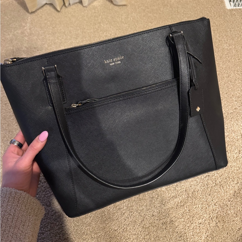 Kate Spade Sleek Black Tote